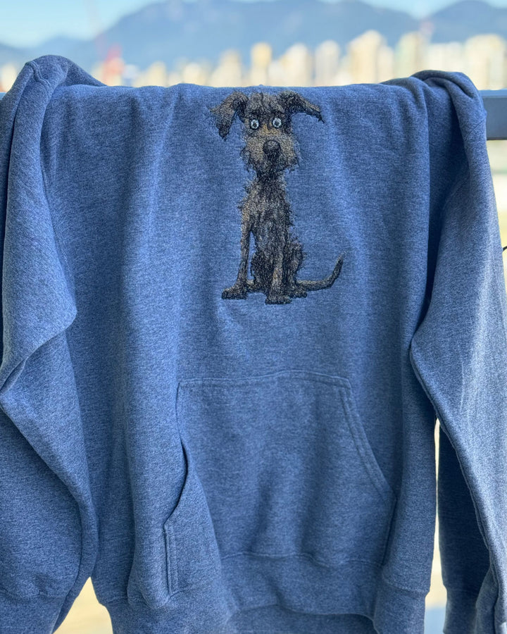 BULLIBAG | Shaggy Pup Smile Hoodie
