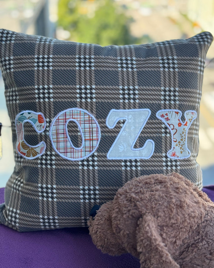 BULLIBAG | The Cozy Plaid Pillow 🧸