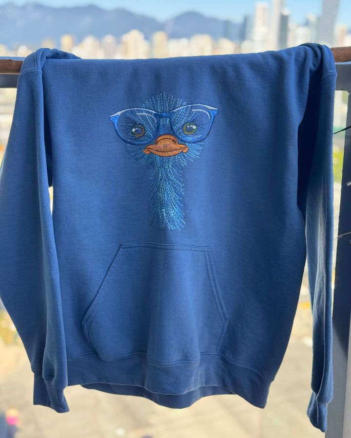 BULLIBAG | Be Kind To Your Mind Happy Hoodie – Heathered Royal Blue