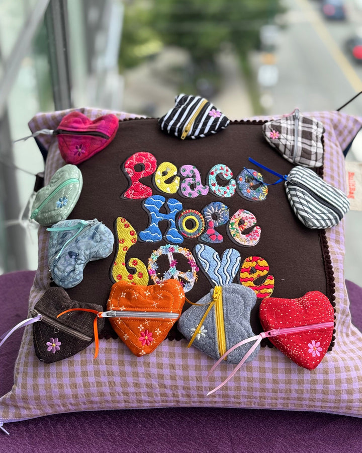 BULLIBAG | Patchwork Peace Pillow