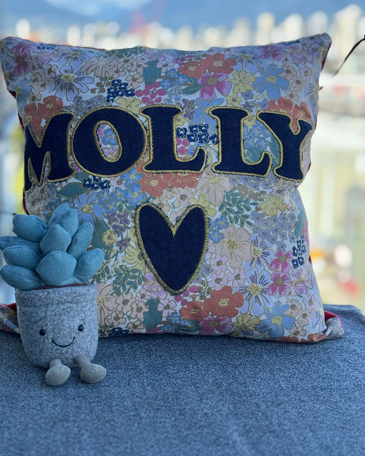 BULLIBAG | Patchwork Pillow Pal – Denim Edition
