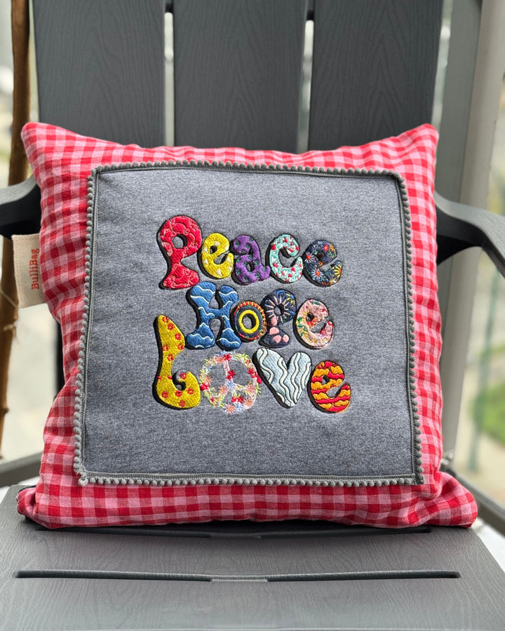 BULLIBAG | Peace Hope Love Pillow