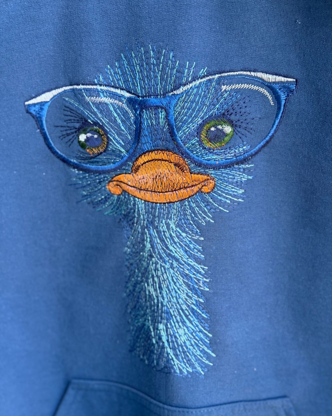 BULLIBAG | Be Kind To Your Mind Happy Hoodie – Heathered Royal Blue