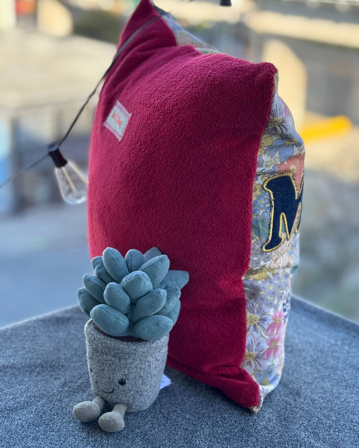 BULLIBAG | Patchwork Pillow Pal – Denim Edition